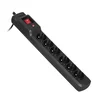 ActiveJet Activejet COMBO 6GN 3M črn napajalni trak z vodnikom