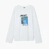 Cropp - Bela majica s printom - white