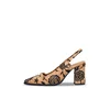nae Vegan Shoes Salonarji z visoko peto LILOU rjava