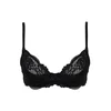 Trendyol Black Lace Rope Strap Demi Covered Knitted Bra