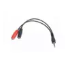 Gembird 2x 3.5 mm(slušalice i mikrofon) adapter na 1x 3.5mm(4 pin) crni (CCA-417)