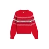 Tommy Jeans Pulover golobje modra/rdeča/črna/bela