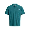 JACK & JONES Majica JCOLOGAN temno zelena/bela