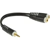Klotz Y-Kabel Minist.kl. M - 2x Minist.kl. F 0.2m