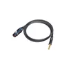 Infinitek L-2T2S mikrofon 6,0mm, XLR (F)/JACK TRS 6,3mm 3m, BLK