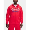 Under Armour Project Rock Icon Fleece FZ Pulover Rdeča