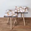Hanah Home Set klub stočića 2Shp106, 2 komada, Beli