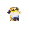 Desigual Majica Cosmos nočno modra/rumena/oranžna/bela