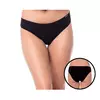 Yenita Ženske bombažne bikini slip spodnjice 5099, črne 3/1