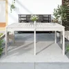 Vrtni stol bijeli 159,5 x 82,5 x 76 cm od masivne borovine