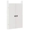 Vidaxl Kuhinjska vrata MEPPEL Bela 50 x 9 x 82 cm Trden borov les