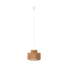 MAXLIGHT P0587 - Luster na sajli RAFFLE 1xE27/15W/230V O 40 cm braon