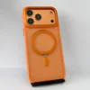 Maska Mag Case Orange Halo Clear za iPhone 17 Pro Max