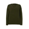 VERO MODA Pulover VMILSE temno zelena