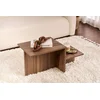 Hanah Home Klub sto Harmony, 80x40x40cm, Braon