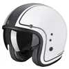 SCORPION Belfast evo retrol matt white silver kaciga