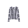 Desigual Pulover Mikado majnica/črna/bela
