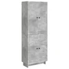 Set ormara 2 pcs Betonska siva 66 x 34,5 x 90 cm