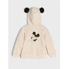 Sinsay - Dukserica sa kapuljačom i rajsferšlusom sa 3D elementima Mickey Mouse - BEŽ