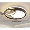 Micoe Plafonska lampa LED, 64 W, Crna