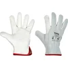 LINOTTE usnjene rokavice sive barve 10