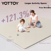 Yottoy Podloga za trening, 190x130cm, Krem