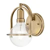 Quintiesse QN-SOMERSET1-C-HB - Zidna lampa SOMERSET 1xE27/60W/230V zlatna