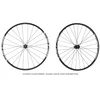 Točkovi Shimano WH-MT35-29 Prednji i zadnji za 9/10 Brzina 24H/28H 29 REAR QR 168MM RIM CLINCHER BLACK W/MONOTONE STICKER EWHMT35FR9MC