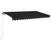 Tenda na ručno uvlačenje 400 x 350 cm antracit