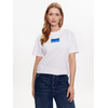Karl Lagerfeld Jeans Majica 231J1706 Bela Regular Fit