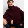 Dilvin Pulover Pullover burgund