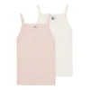 PETIT BATEAU Spodnja majica roza/bela
