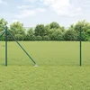 vidaXL Varjena Žična Ograja z 13 Špicami Zelena 1.2x25 m Jeklo