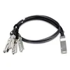 PLANET CB-QSFP4X10G-1M fibre optic cable QSFP+ 4x SFP+ Black