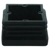shumee ČRNI PLASTIČNI POKROV 25*25MM