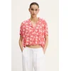 Tommy Jeans Srajca DW0DW20285 Oranžna Relaxed Fit