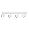 Rabalux Plafonjera Perico, GU10 4x5W, Bela