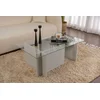 Hanah Home Klub sto Vetrino, 105x65x40cm, Sivi