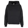 Womens Organic Oversized Hoodie Black