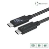MicroConnect USB-C kabel 3.2 Gen 2x2 0,25 m črne barve ECO-USB3.2CC0.25