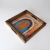 Aberto Design Poslužavnik REF056 35 x 35 x 4 cm, Šareni