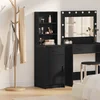 Highboard Crni hrast 40 x 40,5 x 135 cm Konstruirano drvo