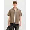 Jack & Jones Srajca Summer 12289191 Rjava Relaxed Fit