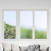 vidaXL Statična folija za okna Zamrznjena siva 45 x 500 cm PVC