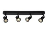 Lucide 11903/20/30 - LED reflektor JASTER-LED 4xGU10/5W/230V črn
