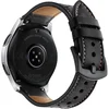 GS Univerzalni usnjen pašček 22 mm, črne barve