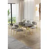 Hanah Home Trpezarijski set, 5 komada, Sivi