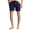 Polo Ralph Lauren Kratke hlače pižama 714965505004 Mornarsko modra Slim Fit