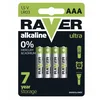 Emos Alkalne baterije Raver 1,5 V LR6 AAA, komplet 4 kosov