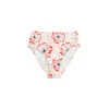 B by Ted Baker Bikini hlačke živo rdeča/črna/bela